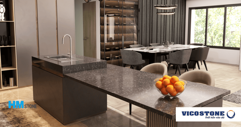 BQ8614 NHOM C Mặt bếp đá vicostone nhóm C -BQ8614