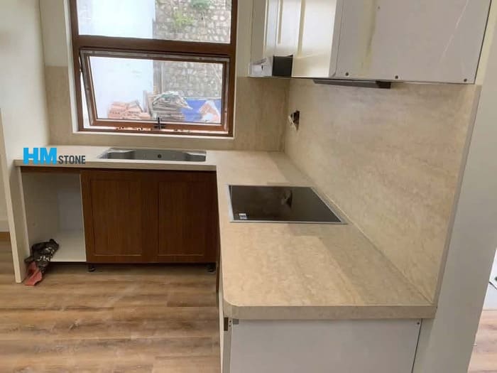 da mat bep nung ket 2 Đá bếp nung kết travertine